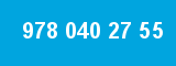 978 040 27 55 978 040 27 55